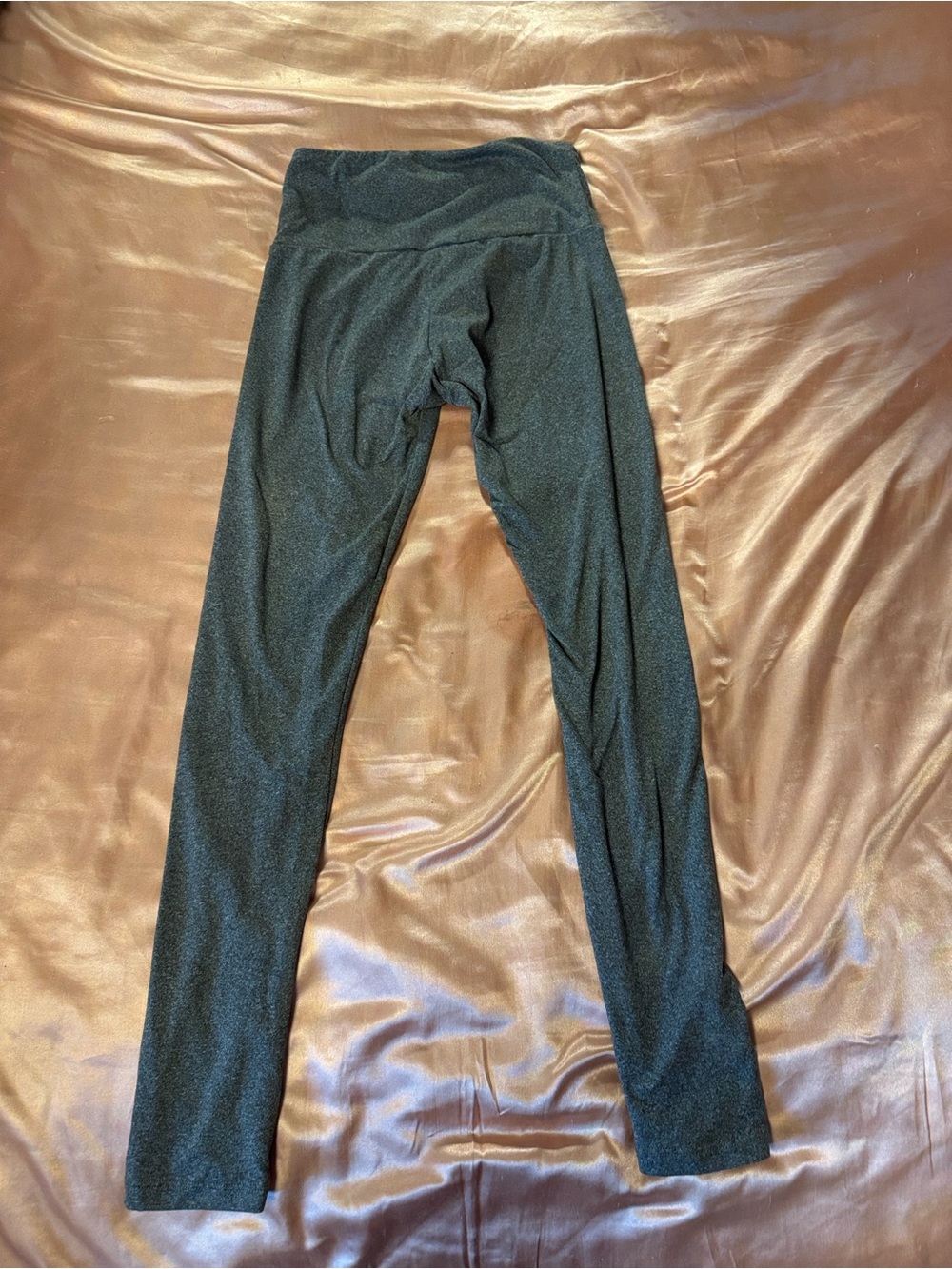 Women's High-Waist Gray Leggings - Comfortable Everyday Stretch